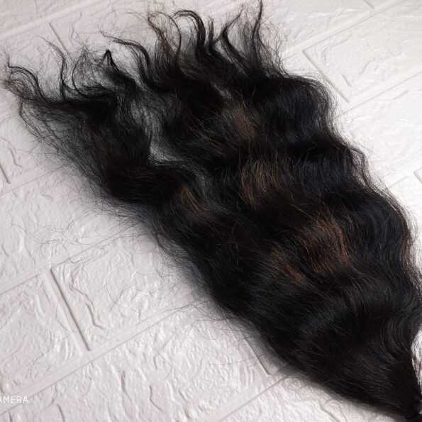 Cabelo Humano Bras 50cm 47g 10,70g Preto, Nos (3)