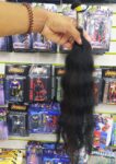 Cabelo Humano Brasileiro 50cm 47g 10,70g Preto, Ondulado (1)