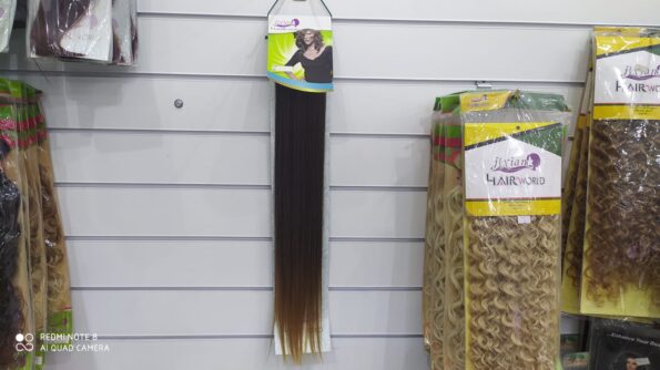 Cabelo Organico 60cm Liso 100g Na Tela Jixian # T427 (2)