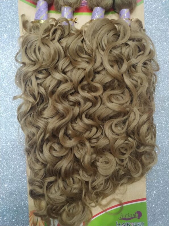 Cabelo Organico Anelado 55cm 230g #18 (1)