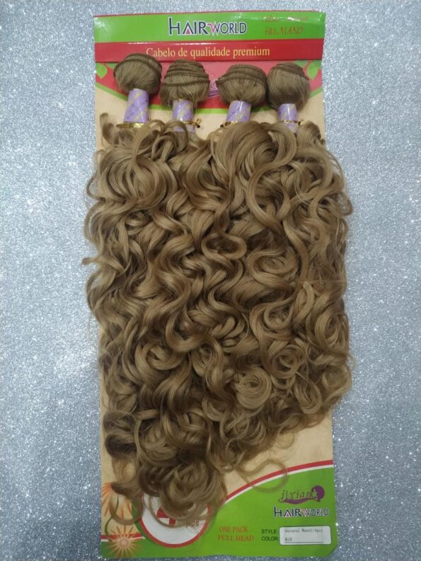 Cabelo Organico Anelado 55cm 230g #18 (2)