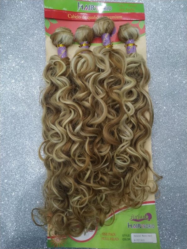 Cabelo Organico Anelado 55cm 230g #p27613 (1)