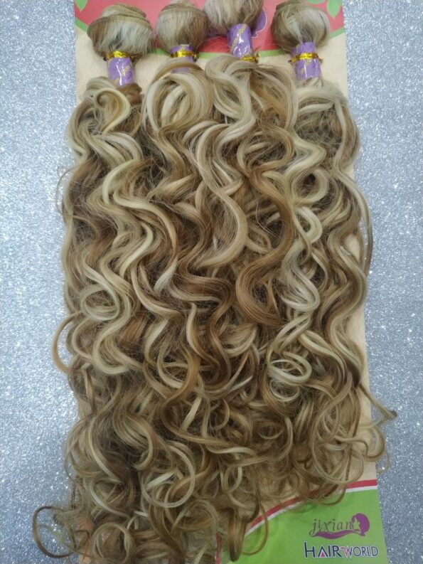 Cabelo Organico Anelado 55cm 230g #p27613 (2)