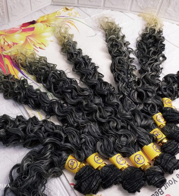 Cabelo Organico Weng 60cm 260g 8 Tela O30g00a Ondulado – Cor ( T1b613 ) (1)