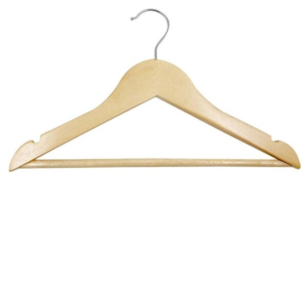 Cabide Madeira 3pçs Mj-93702 Wood Hanger (2)