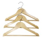 Cabide Madeira 3pçs Mj-93702 Wood Hanger (1)