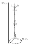 Cabideiro Vertical Aço Inox Kook 12 Gancho 175cm Oga03008 (1)