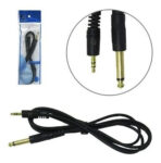 Cabo P2 X P10 1,50 Metros Preto Emborrachado (1)