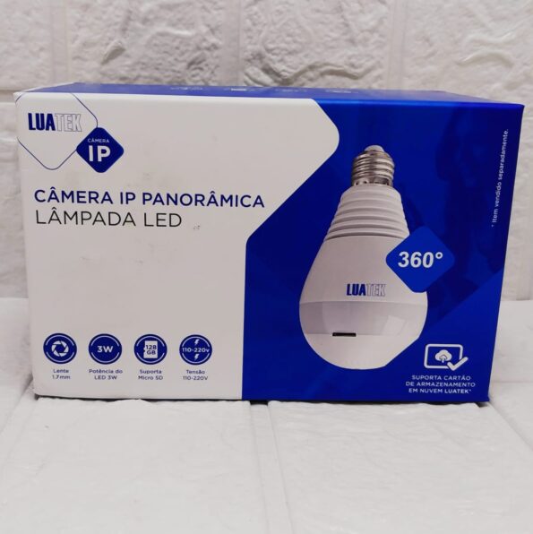 Camera Espia Ip Led Panoramica 360º 3w Luatek Lkw-5613vn (2)