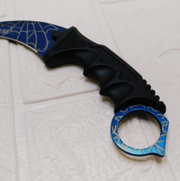 Canivete Karambit Slk-d30 Luatek 19cm Azul Claro (4)