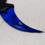 Canivete Karambit Slk-d30 Luatek 19cm Azul Escuro (1)