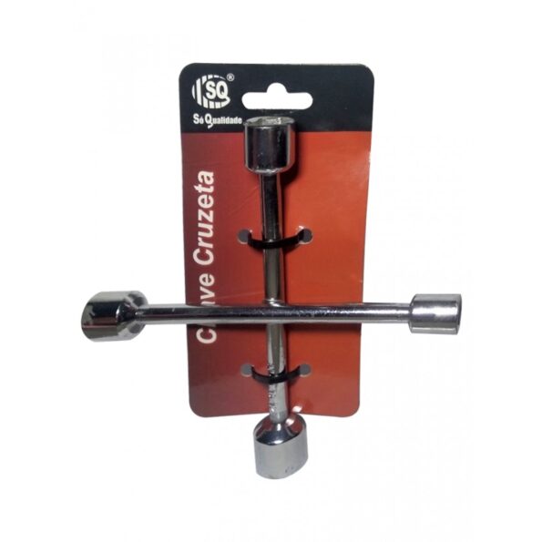 Chave De Roda Cruz Sq Soquete Profissional 10mm Até 17mm