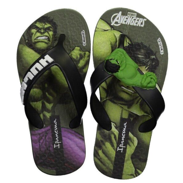 Chinelo Infantil Avengers Verde-preto (1)