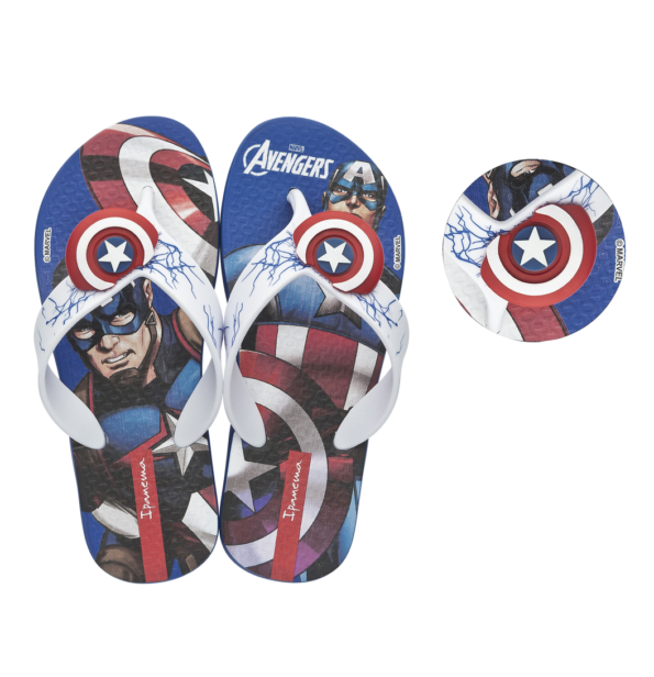 Chinelo Infantil Avengers Verde-preto (1)