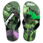 Chinelo Infantil Avengers Verde-preto (1)