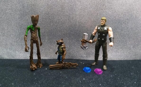 Coleção Bonecos Vingadores Avengers Legends Cc019 – Thor Grut E Racket Raccoon (3)