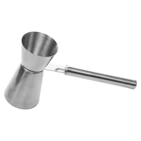 Dosador Medidor De Bebidas Duplo Com Cabo Barmen 5025ml Inox Drink (1)