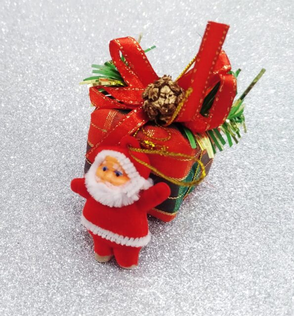 Enfeite Papai Noel 9cm Wf9887 3690 Presente (1)