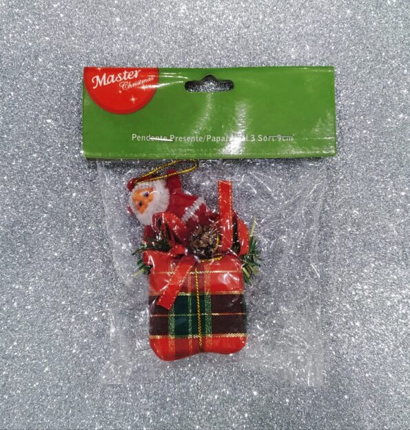 Enfeite Papai Noel 9cm Wf9887 3690 Presente (3)