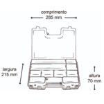 Estojo Organizador Double Case 8001 11 25393 285x215x70 (1)