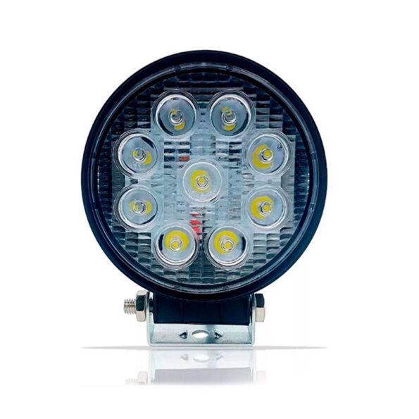 Farol Auxiliar Redondo Carro Briwax 27watt 4 Ledfk-y0527w (1)