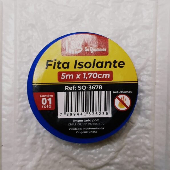 Fita Isolante Sq-3678 5mx1,70cm Azul (1)