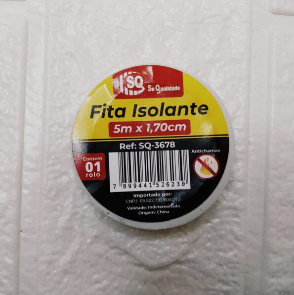 Fita Isolante Sq-3678 5mx1,70cm Branco (1)