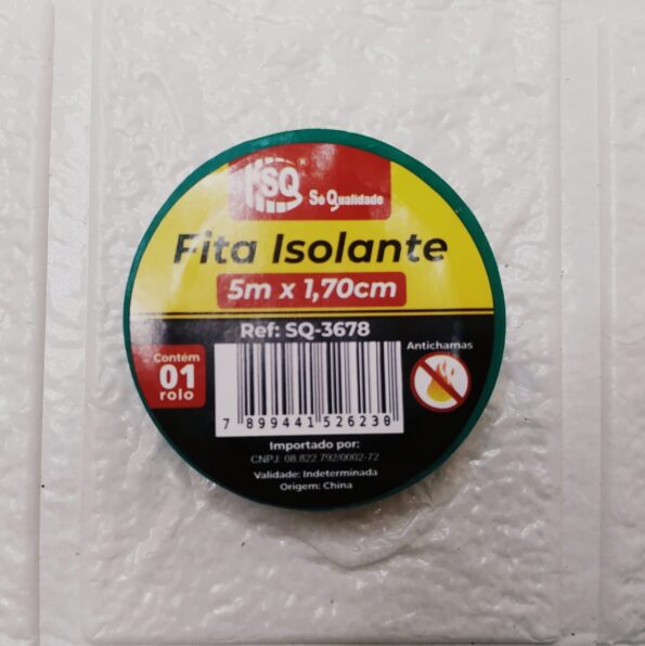 Fita Isolante Sq-3678 5mx1,70cm Verde (1)