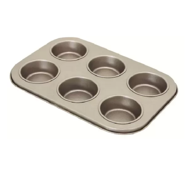 Forma De Metal C 6 Casinhas P Cupcakes Colorida Ud363 (2)