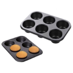 Forma De Metal C 6 Casinhas P Cupcakes Colorida Ud363 (1)