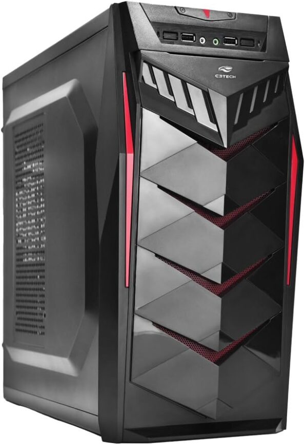 Gabinete gamer mt-g70 prto sfonte c3tech, black piano (2)