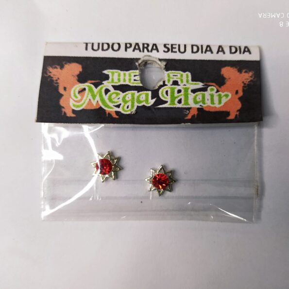 Joias De Unha Luxo Em Metal 3d – Cor ( Vermelho ) (1)