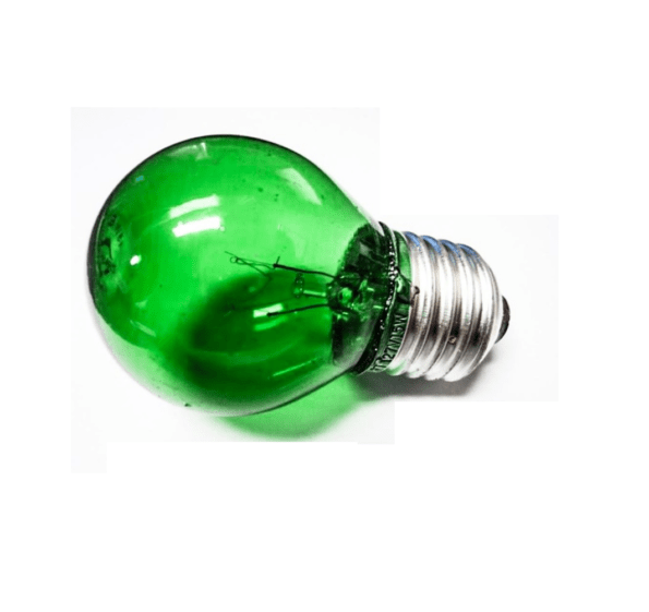 Lampada Bolinha Colorida Decorativa E27 15w 127v Bfh1150 – Cor Verde (2)