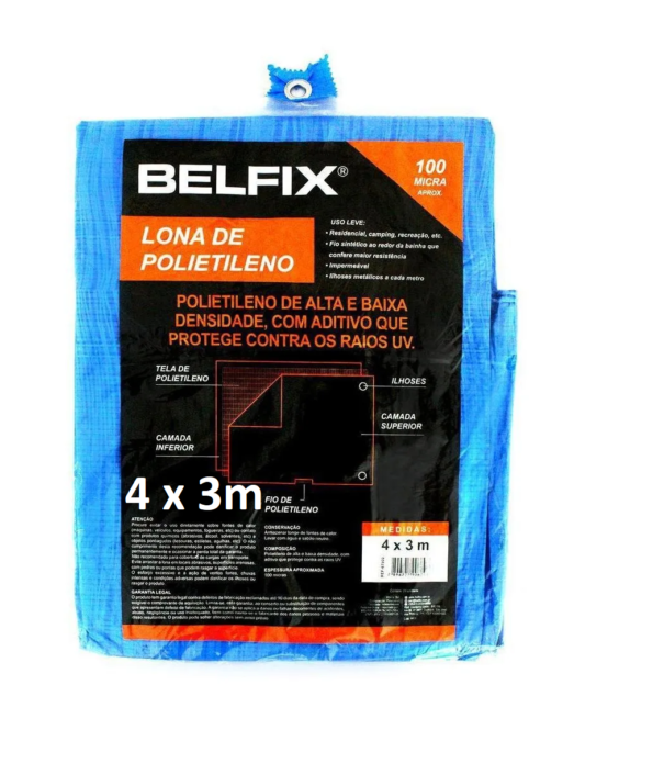 Lona De Polietileno Belfix 100 Micra Cilhos 4x3m 67900 (1)
