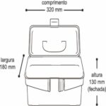 Maleta Futura 6020 – 13 25382 320 X 180 X 130mm (1)