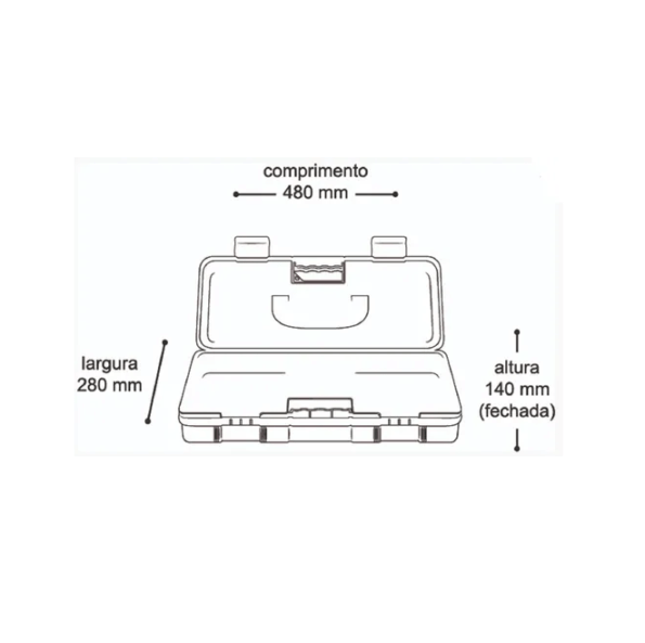 Maleta Master Box 5007 19 25397 480x280x140mm (3)