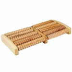Massageador Para Os Pés Massagem Dor Pé Rolo Madeira (1)