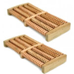 Massageador Para Os Pés Massagem Dor Pé Rolo Madeira (1)