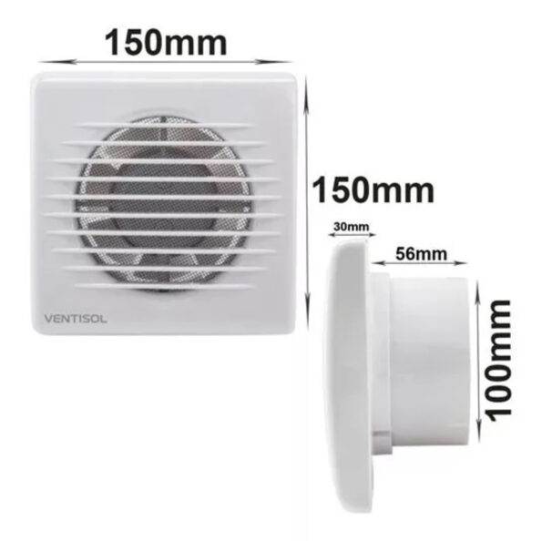 Microventilador Exaustor Para Banheiro 100mm (3)