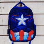 Mochila De Costa Infantil Peitoral 42x32cm Da018377# Promoç – Capitão America (1)