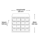 Organizador 7000 25383 280 X 140 X 230mm (1)