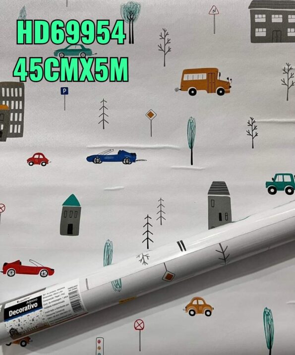 Papel De Parede Decorativo Interponte Pvc Hd69954 45x5m