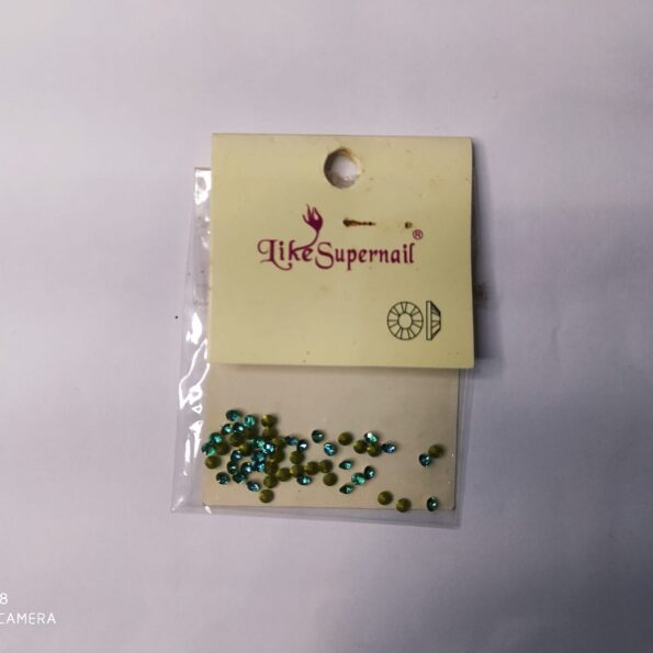 Pedrarias Like Supernail Decoração K80110 1pct – Cor ( Azul ) (1)