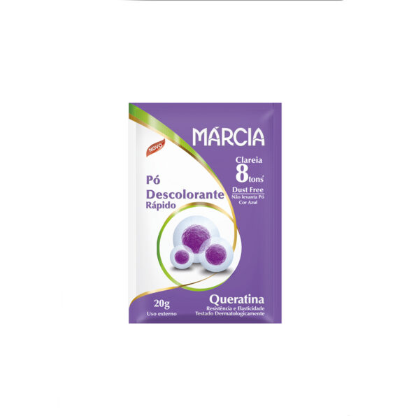 Po Descolorante Rapido Marcia 8 Tons Queratina 20g