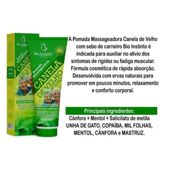 Pomada Massageadora Canela De Velho C Sebo De Carneiro 150g – Bio Instinto (4)