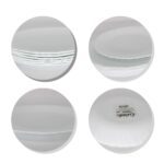 Prato Vidro Mont Blanc Redo Raso 28 Cm Opaline Vd44 (1)
