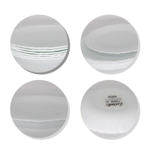 Prato Vidro Mont Blanc Redo Raso 28 Cm Opaline Vd44 (3)