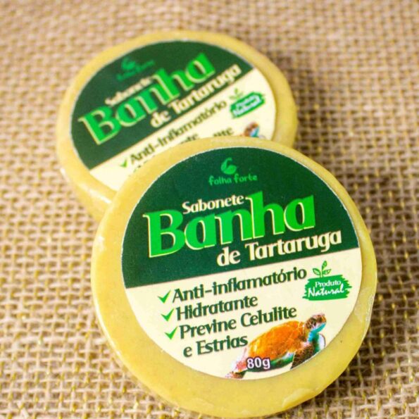 Sabonete Banha Tartaruga 80g Folha Forte Promoç