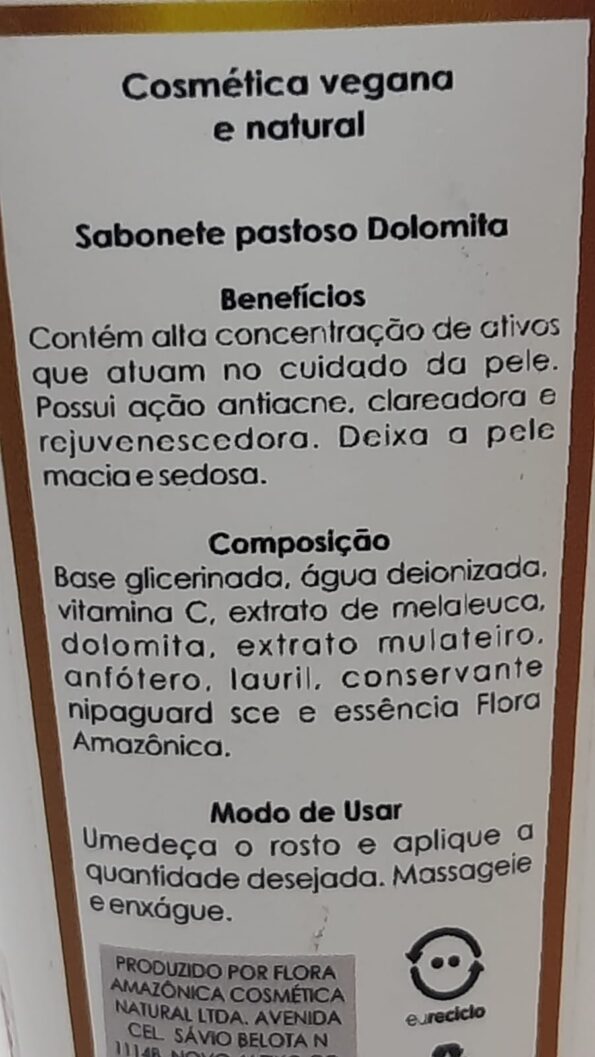 Sabonete Pastoso Dolimita Vegano 100ml Flora Promoç (1)