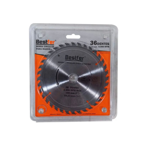 Serra Circular Pmadeira 7 36dentes 180mm 8.000rpm Bfh0578 (2)